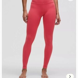 Lululemon Align Leggings Desert Red Size 6
